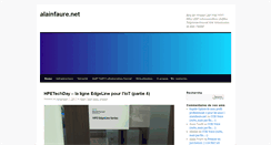 Desktop Screenshot of alainfaure.net