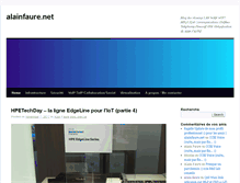 Tablet Screenshot of alainfaure.net
